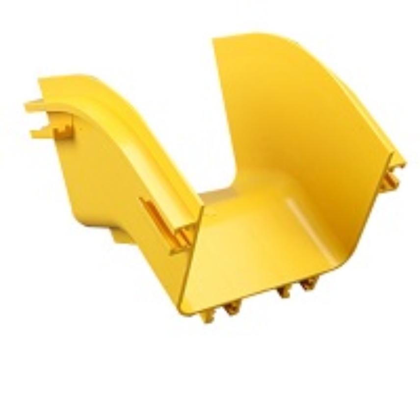 FIBREROUTE 120mm (4.75 inch) 45° Vertical External Bend